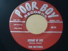 VAN BROTHERS - SERVANT OF LOVE / SWEET MARIE - RARE 7
