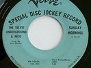 THE VELVET UNDERGROUND & NICO: SUNDAY MORNING / FEMME FATALE - PSYCH PROMO 45rpm