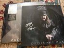 SIGNED OZZY OSBOURNE ORDINARY MAN Deluxe Silver Smoke VINYL w/ Signed Litho