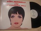 LIZA MINNELLI live at carnegie hall, nm 2 lp set, TEL, ANDY WARHOL COVER ART