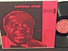 LOUIS ARMSTRONG Satchmo Sings 1955 DECCA Pink Label MONO Promo VG+ DG Original