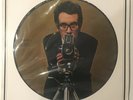 ELVIS COSTELLO MY AIM IS TRUE - THIS YEAR'S MODEL LP COLUMBIA PIC DISC PROMO