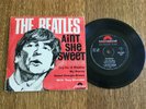 THE BEATLES : Ain't She Sweet RARE Australian BLACK POLYDOR 4 track 7