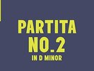 Daniel Pioro-J S Bach Partitia No 2 In D Minor (UK IMPORT) VINYL NEW