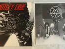 MOTLEY CRUE TOO FAST FOR LOVE LP 1982 Promo ELEKTRA 60174 INNER LYRIC SHEET VG+