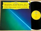 BRAHMS 3.Symphony HERBERT VON KARAJAN 1stPress 1989 DGG DIGITAL MINT