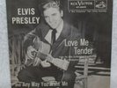 ELVIS PRESLEY Love Me Tender 1956 RCA 45 & Sleeve BLACK AND WHITE PICTURE SLEEVE