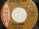 ETTA JAMES Seven Day Fool ARGO 45 original 1961 R&B soul VG++ HEAR