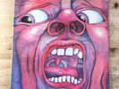 The Court Of The Crimson King Island Records ILPS 9111 Pink Rim Textured Label