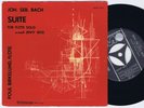 POUL BIRKELUND Bach Suite For Flute Solo BWV 1013 danish Metronome EP 45PS NM