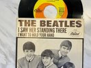 The Beatles  - I Want to Hold Your Hand I Saw Her Standing There 45 RPM w Sleeve