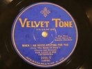 JAZZ ANNETTE HANSHAW SAM LANIN When I Am House-Keeping For You VELVET TONE 2084