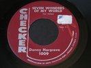 Danny Hargrove   Seven Wonders of My World   Checker   teen popcorn soul 45 HEAR