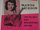 WANDA JACKSON 45 EP -Mean Mean Man – DUTCH – RARE - Autograph