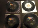 Elton John Set of 4 Records 45 RPM Single Vinyl Record