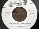 Northern Soul 45 PAT LEWIS - Look At What I Almost Missed/No Baby SOLID HIT NM