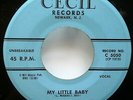 JOHNNY BELL TONES 45 My little baby / Ev'ry Day CECIL 1957 doowop MINT-    TB 51