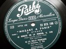 LAZARE LEVY PERLEMUTER Mozart a Paris RECORD 6 french 1956 pathe DTX 196 FD LP