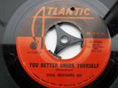 SOUL BROTHERS SIX YOU BETTER CHECK YOURSELF VINYL IS IN VG++ CONDITION