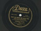 RARE- ANDREWS SISTERS 1942 DON'T SIT UNDER THE APPLE TREE 78rpm- DECCA # 18312