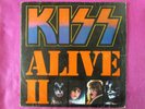 KISS ALIVE II , NO GATEFOLD / BLACK WHITE COVER /SPANISH TITLES - 1 SOLO LP PERU