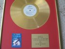 LUTHER VANDROSS *GOLD PRESENTATION AWARD DISC 100,000 SALES * GIVE ME THE REASON