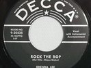 HEAR IT 50's Cajun Rocker 45 rpm record Brenda Lee 