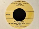 RARE 1 SIDED PROMO ONLY 45 Dean Martin HB 2160 It's 1200 Miles From Palm Springs