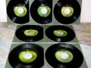 THE BEATLES Seven Orig Apple 45's Hey Jude/Ballad John & Yoko/Something Nice Lot