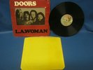 RECORD ALBUM THE DOORS LA WOMAN Yellow Background