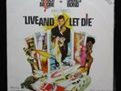 LIVE & LET DIE 1973 Orig movie soundtrack vinyl LP James Bond 007 Roger Moore