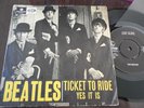 THE BEATLES SP TICKET TO RIDE  SWEDEN  R 5265  COVER VERY TOUGH SWEDISH