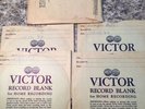 4Vintage RCA VICTOR Home Recording 6.5” Record Blanks & Sleeves USED  c.1937,38