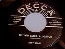 Roy Hall -GREAT AUDIO-See You Later Alligator + Don't Stop Now (1955 ROCKABILLY)