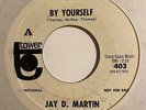 Northern Soul 45 JAY D. MARTIN By Yourself/Hold On To Your Heart Tower Promo mp3