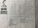 king biscuit flower hour lp 5/2/82 Ozzy Osbourne With Cue Sheet