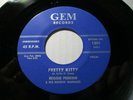 Reggie Perkins, Rockin' Maniacs Pretty Kitty Record 45 , Repro Excellent