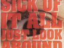 Sick of It All Just Look Around LP original Relativity press 1992 NYHC Cro-Mags