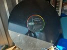 The Beatles giant sgt pepper record display only RARE   no cracks, lots of scrat