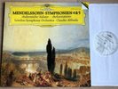 MENDELSSOHN Symphonies CLAUDIO ABBADO 1986 WHITE LBL PROMO DGG DIGITAL MINT