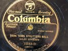 Columbia 15563D Riley Puckett DARK TOWN STRUTTERS  Country 78rpm E-  1930