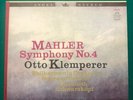 Mahler: Symphony No. 4 - Otto Klemperer Angel 35829 Near Mint Condition