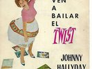 JOHNNY HALLYDAY EP Espagne 1962 Viens danser le twist +3