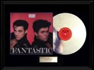 WHAM GEORGE MICHAEL LP WHITE GOLD PLATINUM TONE VINYL RECORD RARE NON RIAA AWARD