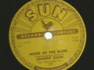ROCKABILLY 78 -JOHNNY CASH - HOME OF THE BLUES - HEAR -1957 SUN 279