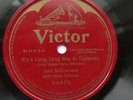John McCormack 78rpm Single 10-inch Victor Records #64476 It's A Long, Long Way