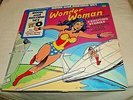 WONDER WOMAN-2 EXCITING STORIES-PETER PAN BR-517 VG/VG BOOK & VINYL RECORD LP