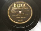 Andres Segovia Classical Guitar Solo 78 rpm Decca 24148 Andante / Minuet A-596
