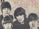 THE BEATLES SHE LOVES YOU / I'LL GET YOU 1973 RECORD FRANCE 7