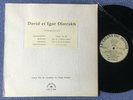 DAVID and IGOR OISTRAKH 2 Violin Sonatas ED1 Le Chant du Monde FRANCE-1961 LP NM